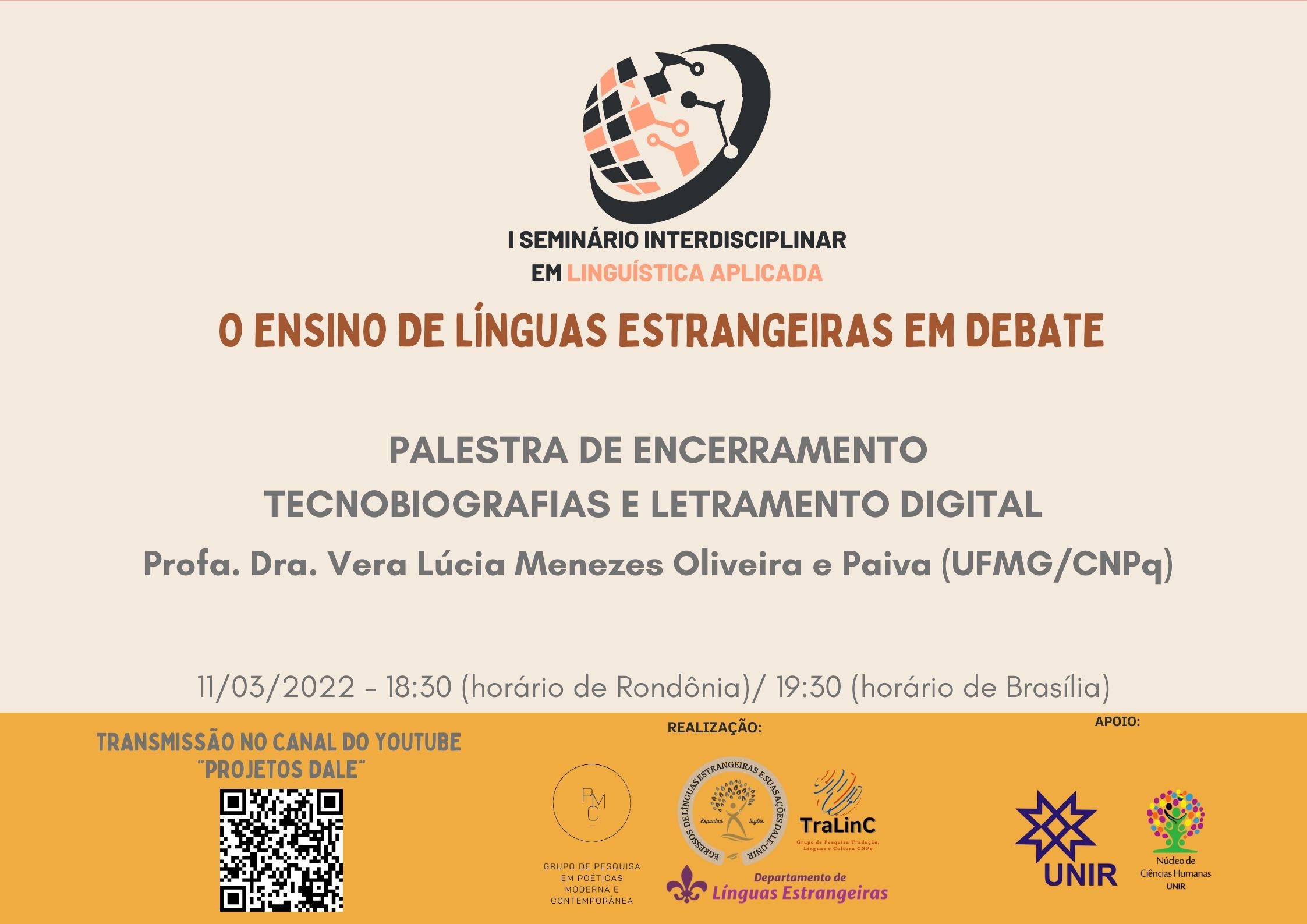 Dia 11 noite - I seminário interdisciplinar em LA - o ensino de línguas estrangeiras em debate