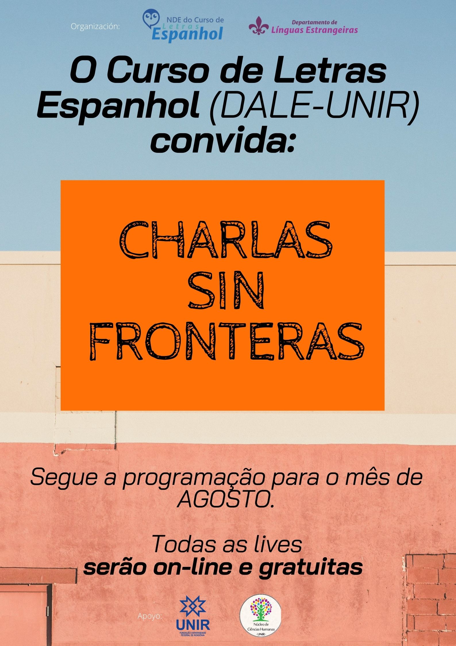 Charlas sin fronteras: reflexões sobre língua, literatura e